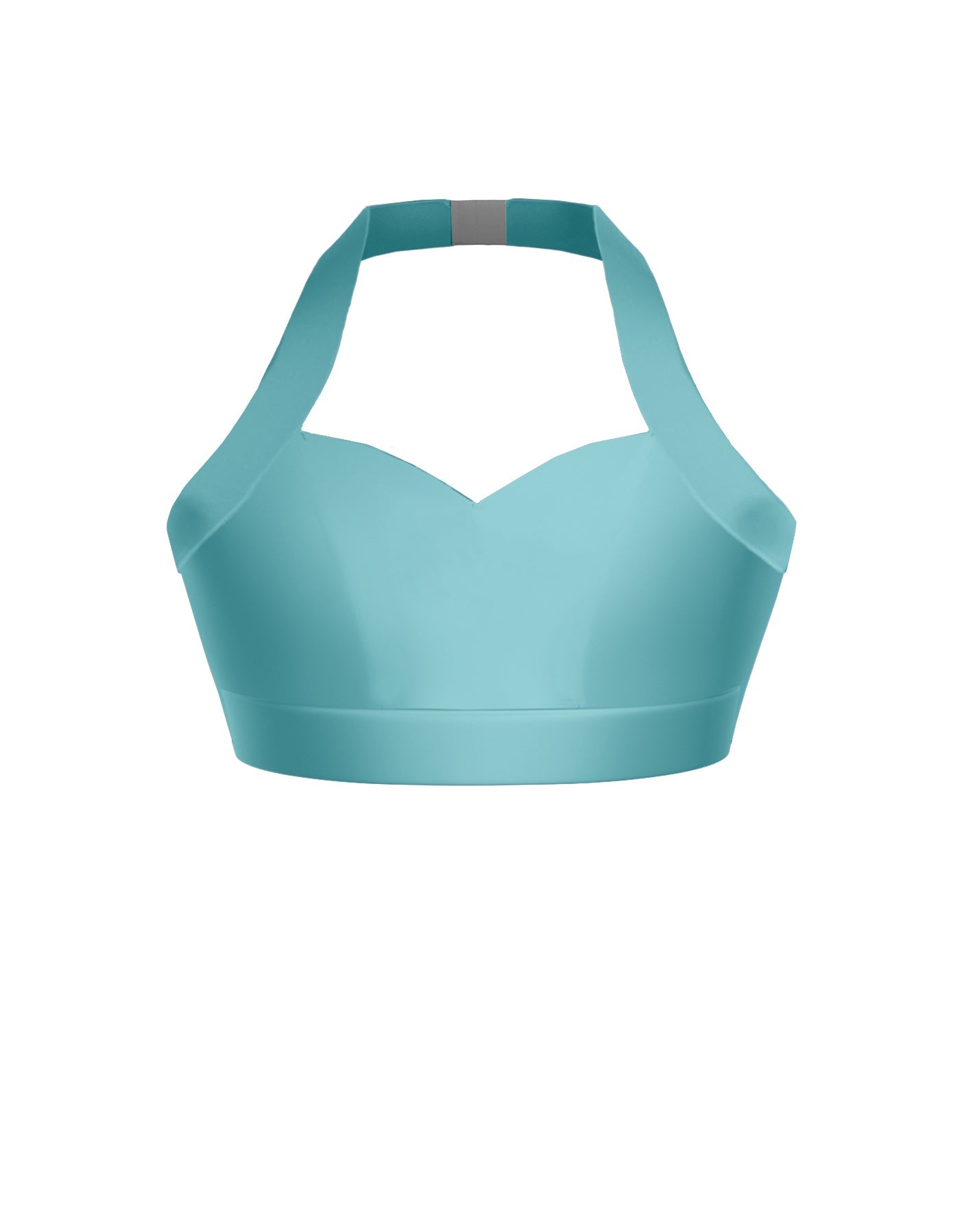 Solid Lycra Halter Sweetheart Bra