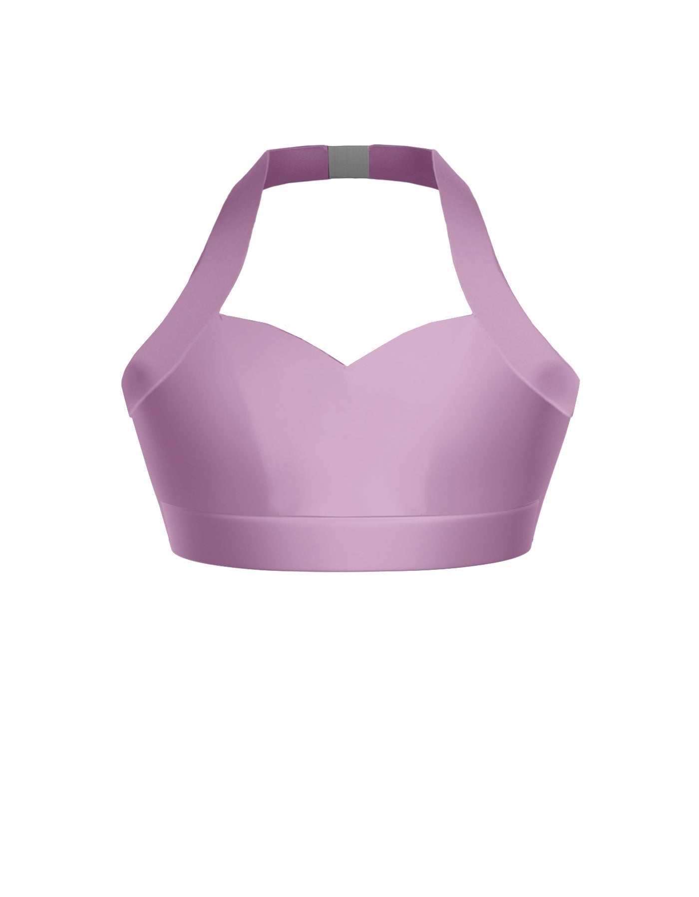 Solid Lycra Halter Sweetheart Bra