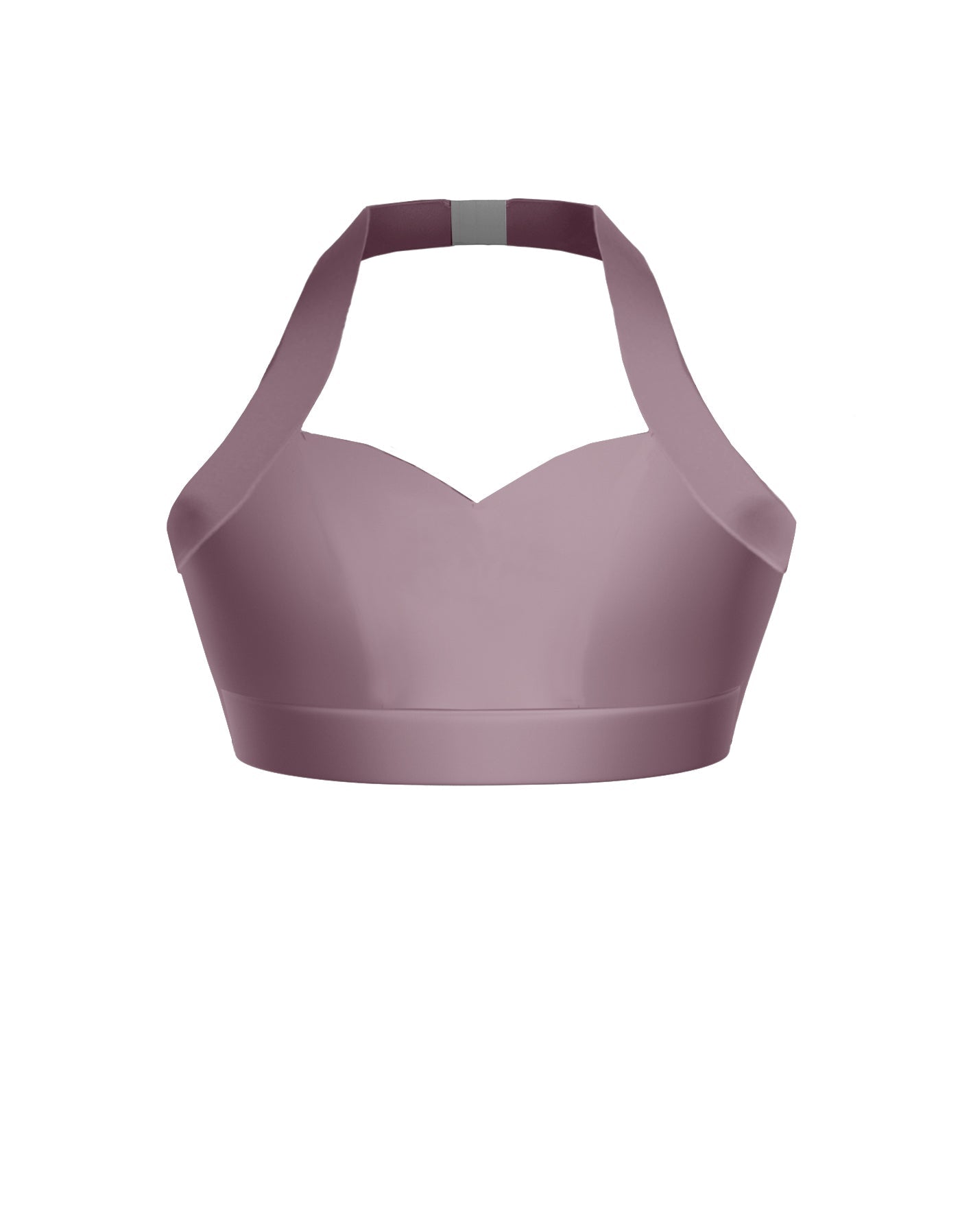 Solid Lycra Halter Sweetheart Bra