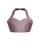 Solid Lycra Halter Sweetheart Bra