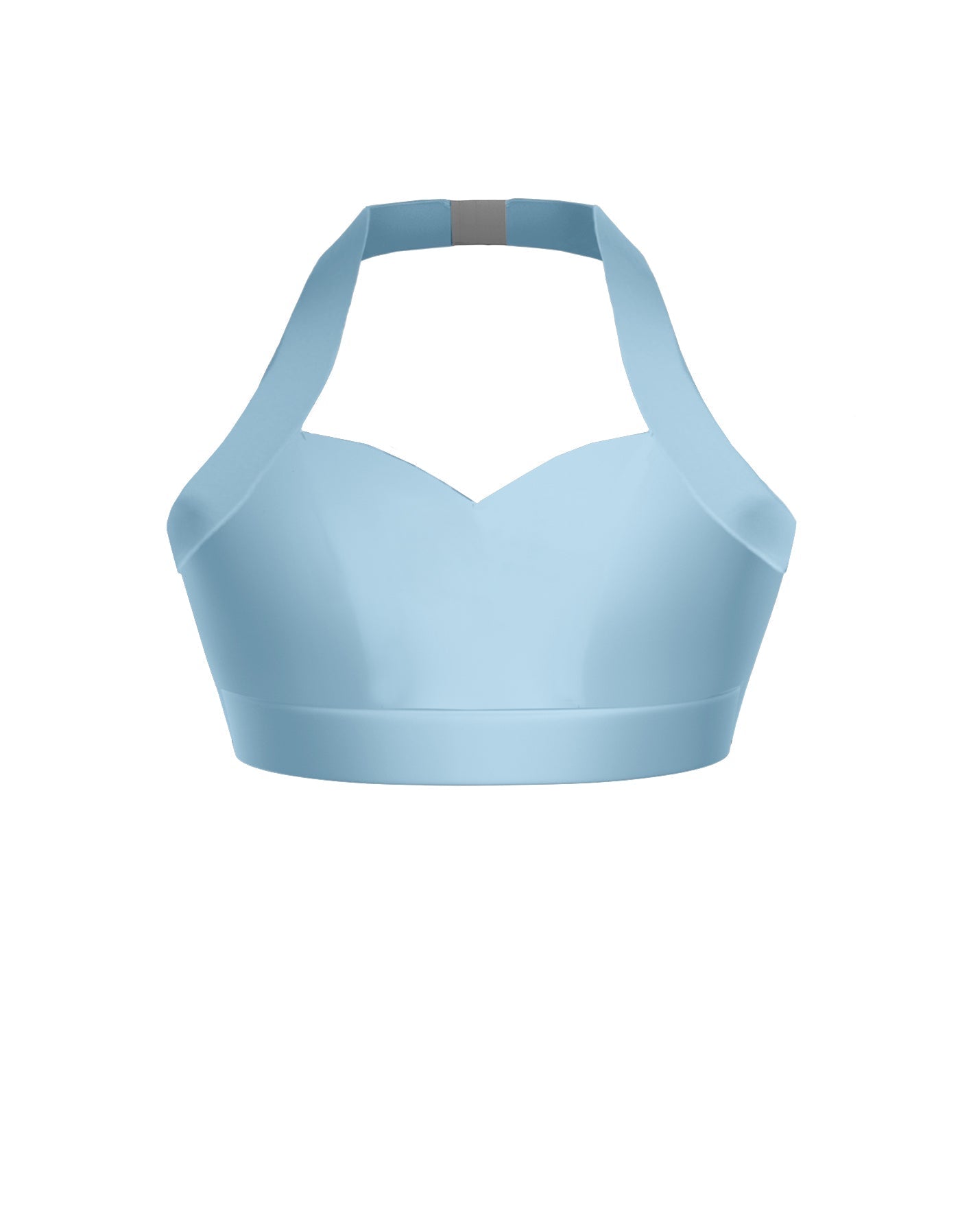 Solid Lycra Halter Sweetheart Bra