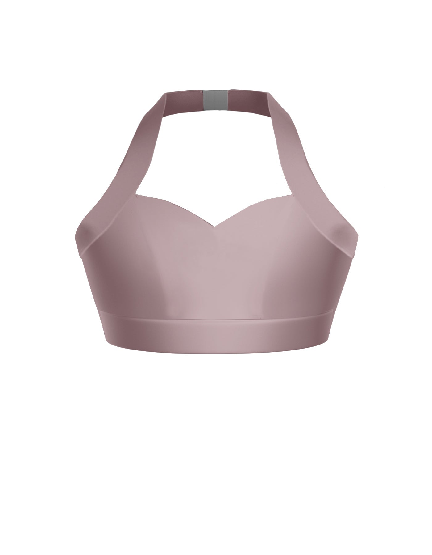 Solid Lycra Halter Sweetheart Bra