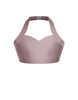 Solid Lycra Halter Sweetheart Bra