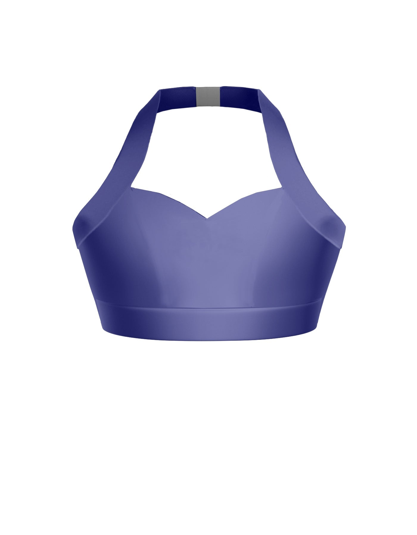 Solid Lycra Halter Sweetheart Bra