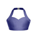 Solid Lycra Halter Sweetheart Bra