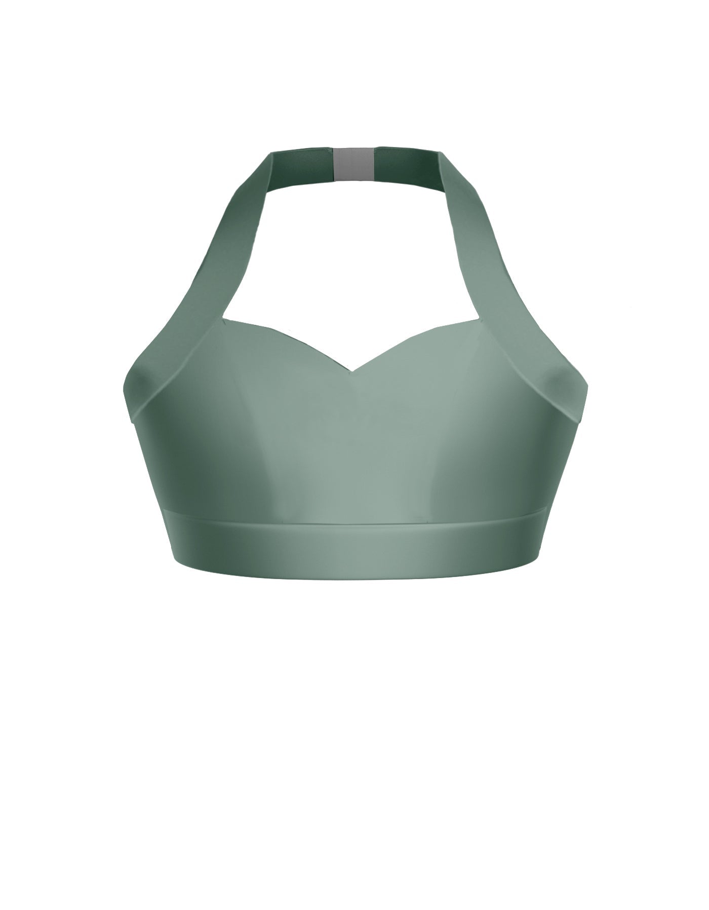 Solid Lycra Halter Sweetheart Bra