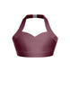 Solid Lycra Halter Sweetheart Bra