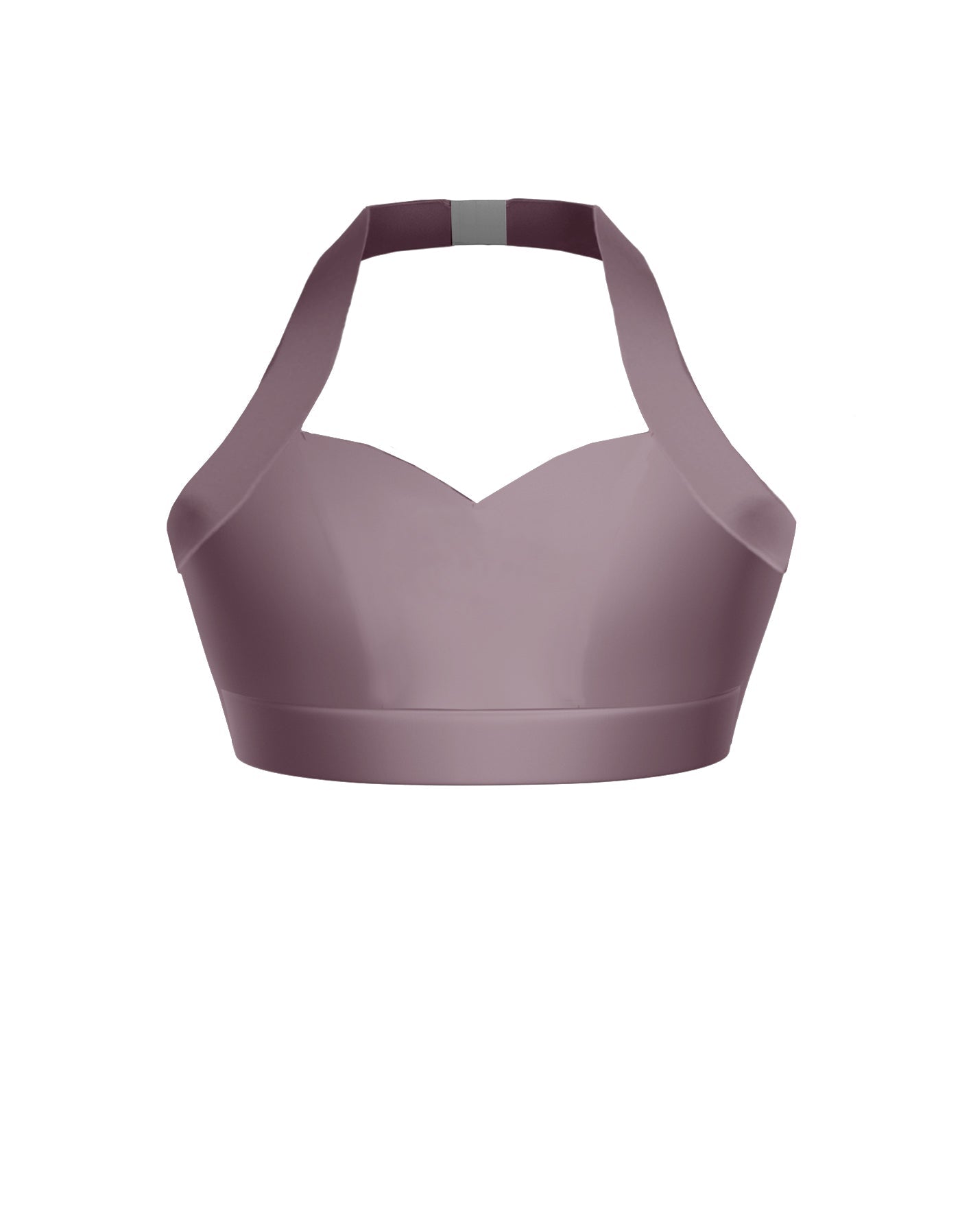 Solid Lycra Halter Sweetheart Bra