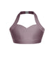 Solid Lycra Halter Sweetheart Bra