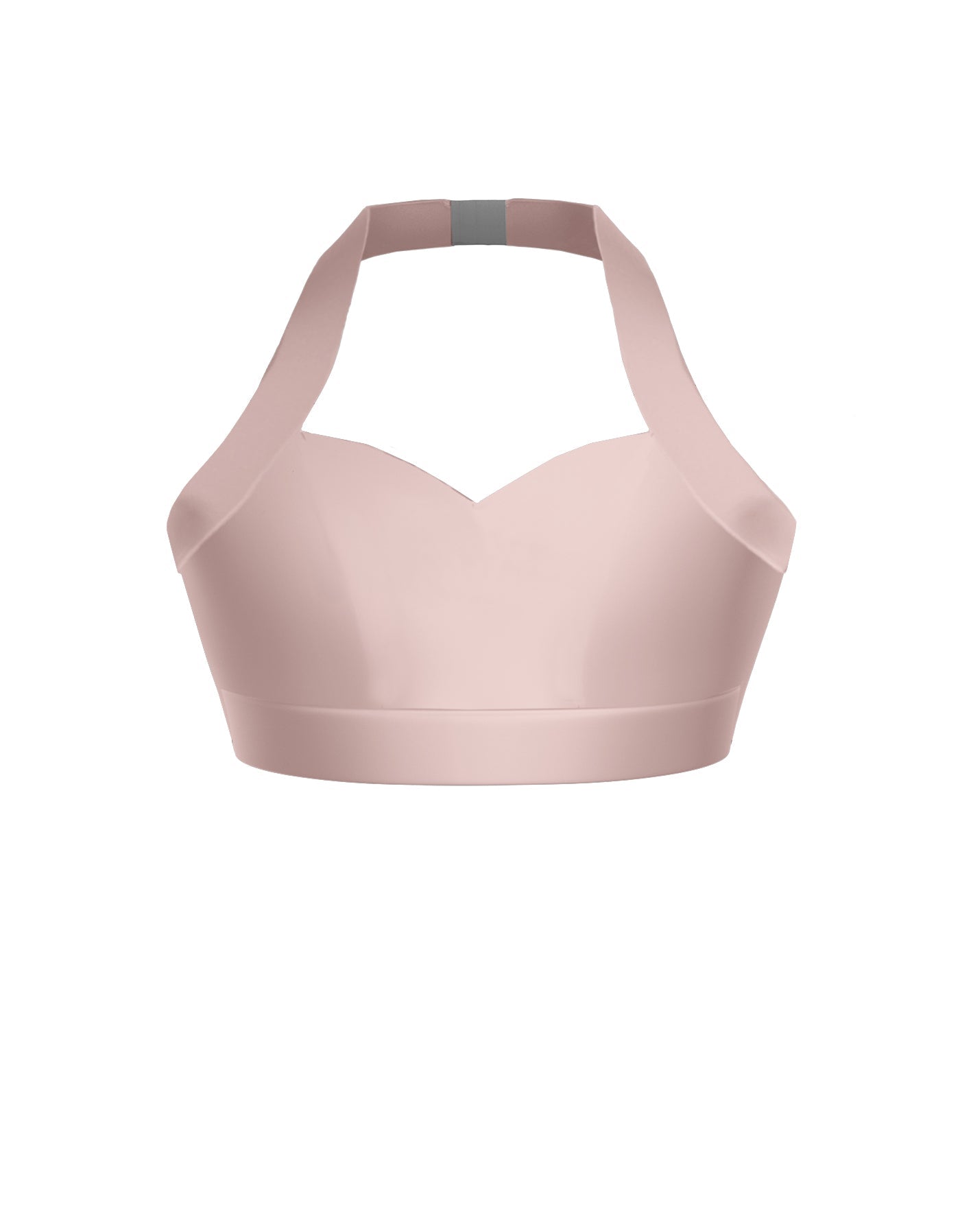 Solid Lycra Halter Sweetheart Bra