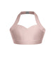 Solid Lycra Halter Sweetheart Bra