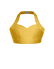 Solid Lycra Halter Sweetheart Bra
