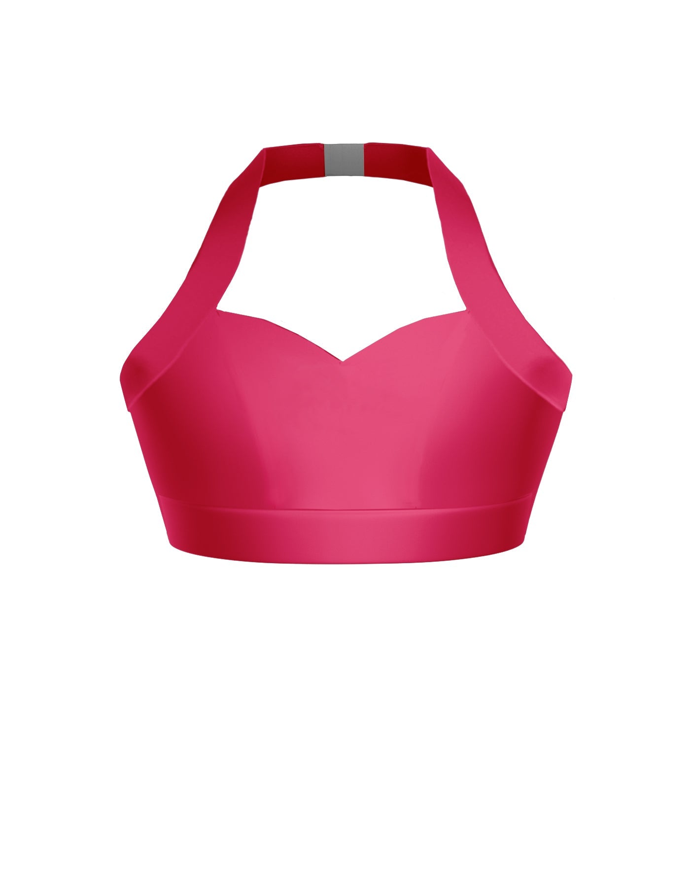 Solid Lycra Halter Sweetheart Bra