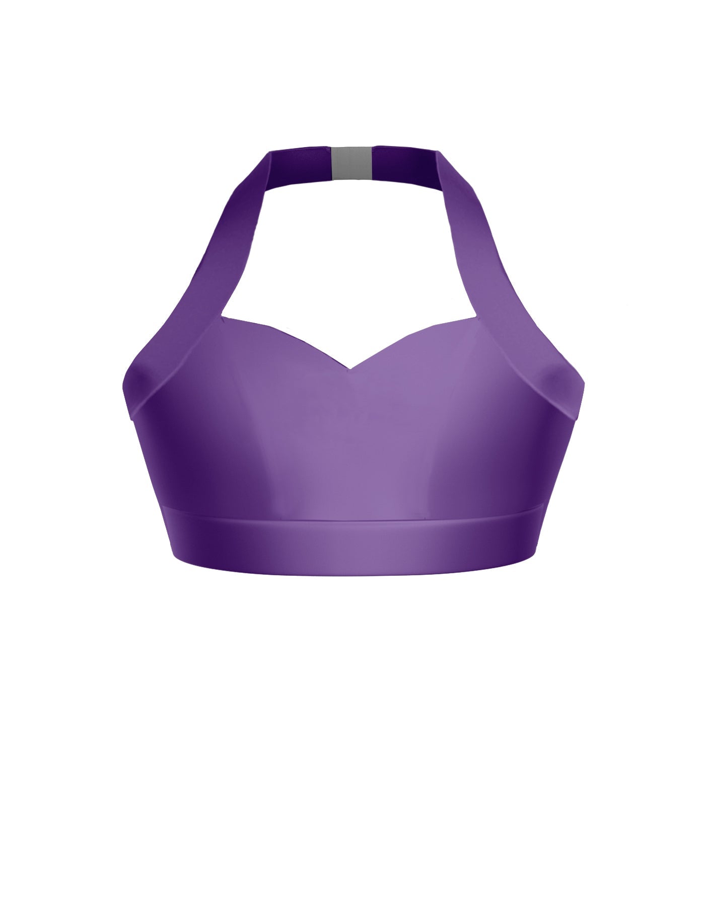Solid Lycra Halter Sweetheart Bra