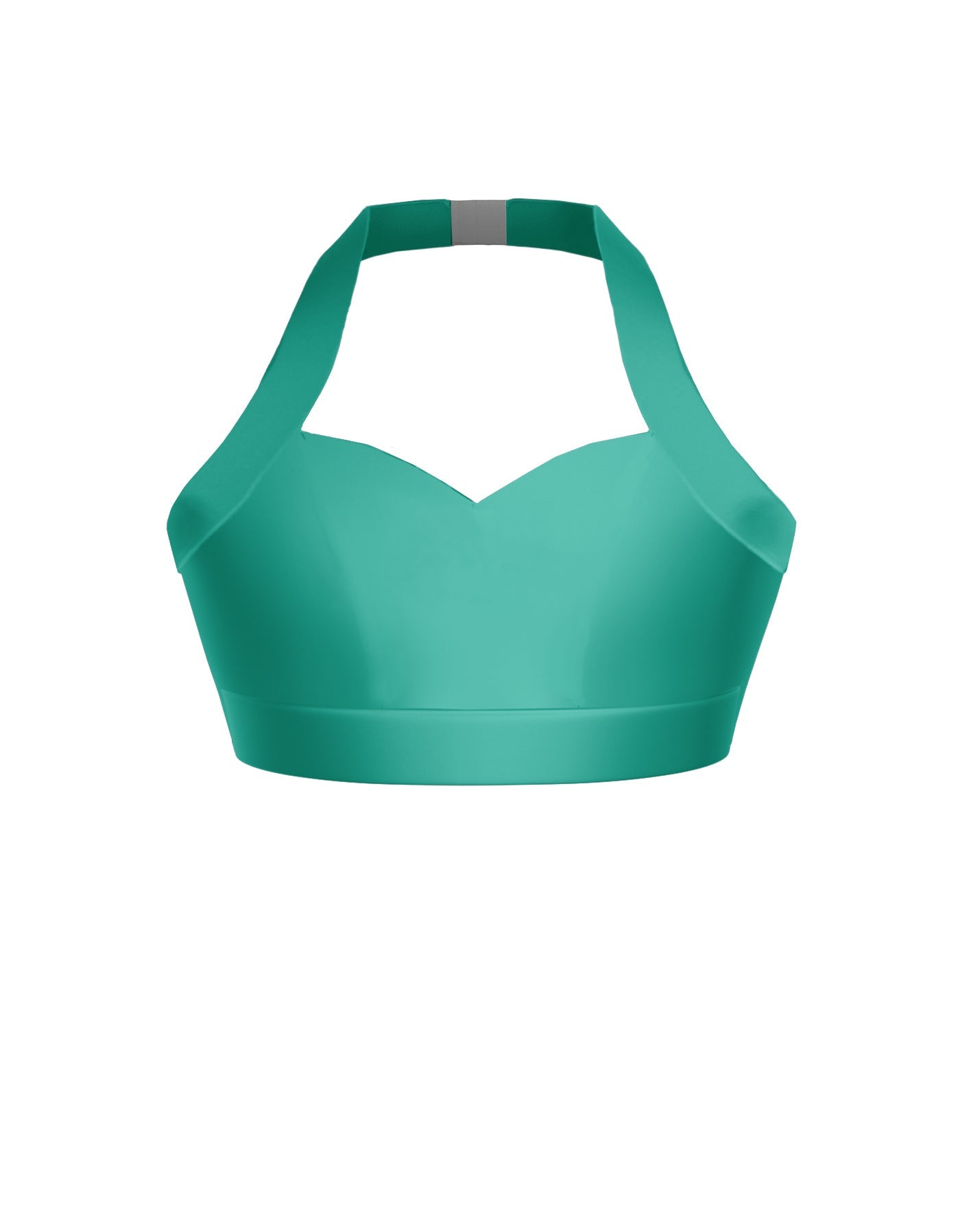 Solid Lycra Halter Sweetheart Bra