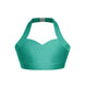 Solid Lycra Halter Sweetheart Bra