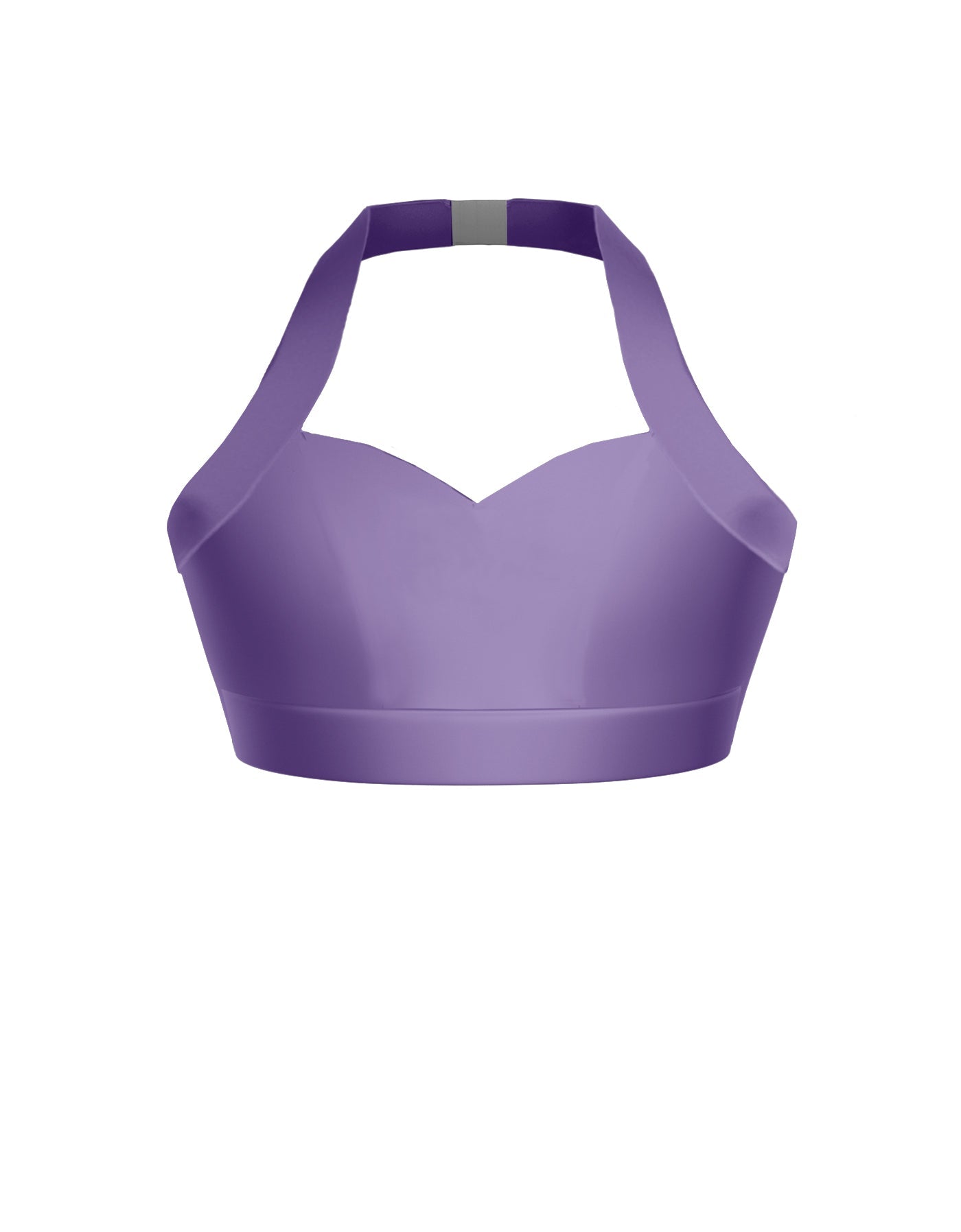 Solid Lycra Halter Sweetheart Bra
