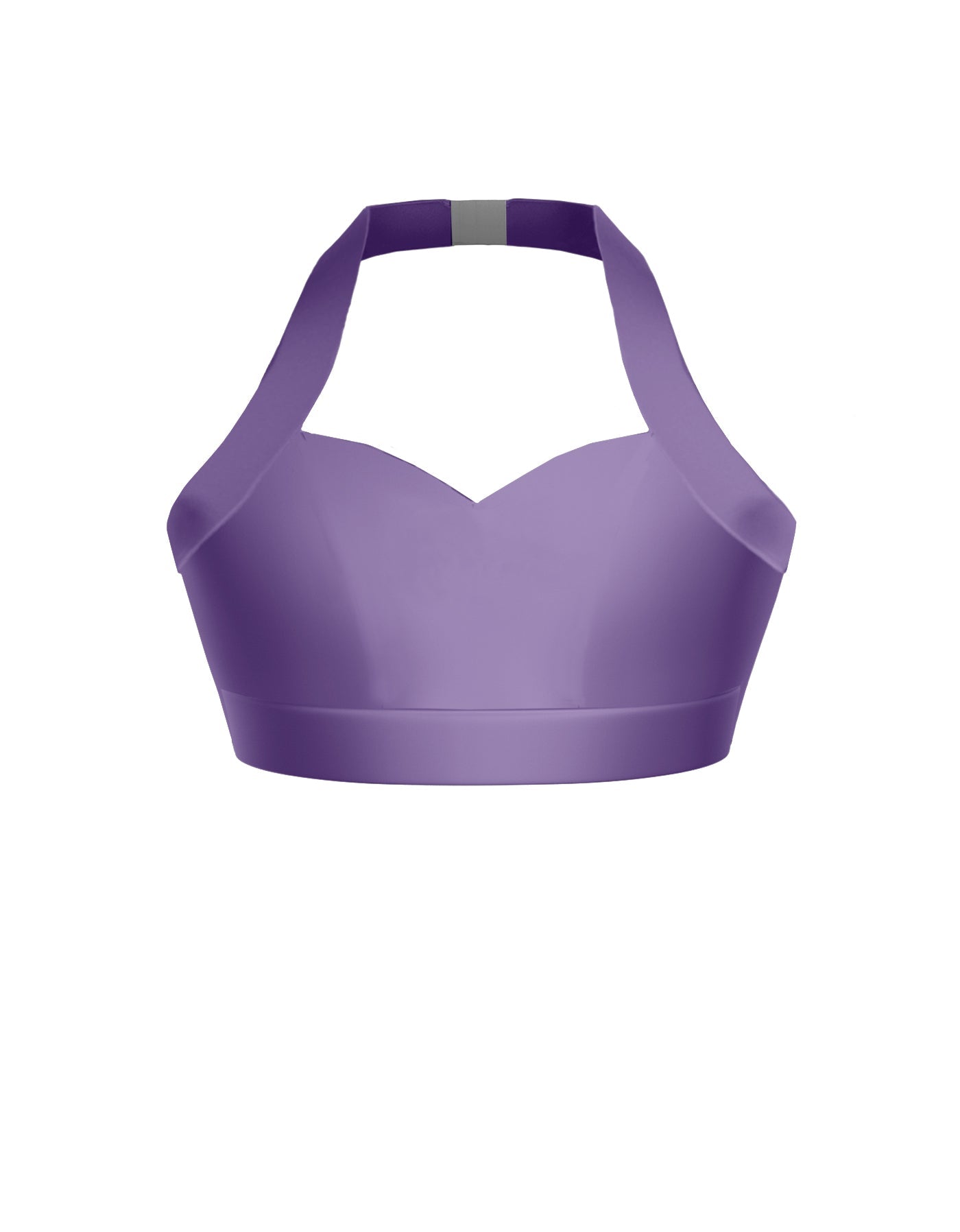 Solid Lycra Halter Sweetheart Bra