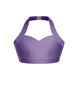 Solid Lycra Halter Sweetheart Bra
