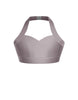 Solid Lycra Halter Sweetheart Bra