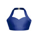 Solid Lycra Halter Sweetheart Bra