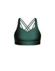 Solid Lycra Sweetheart Crop