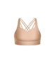 Solid Lycra Sweetheart Crop