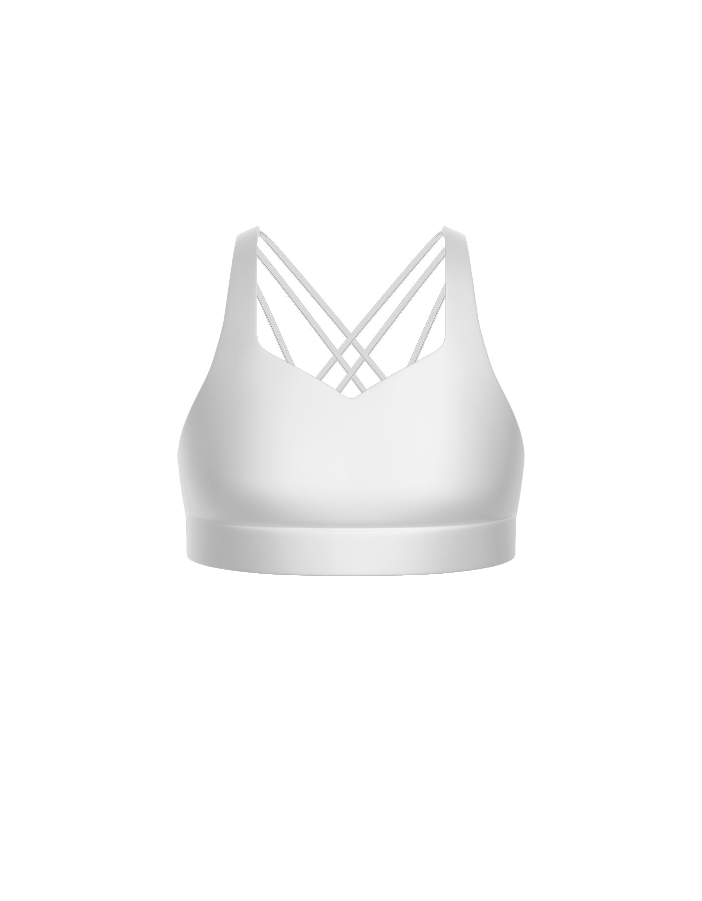 Solid Lycra Sweetheart Crop