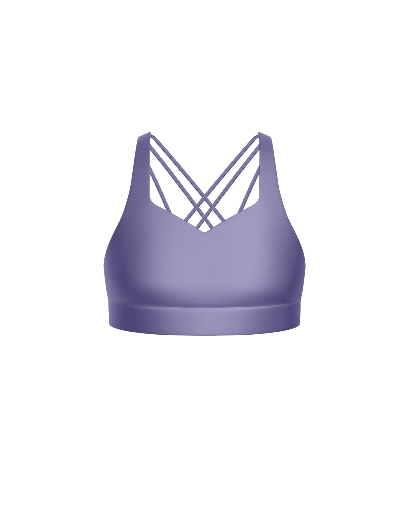 Solid Lycra Sweetheart Crop