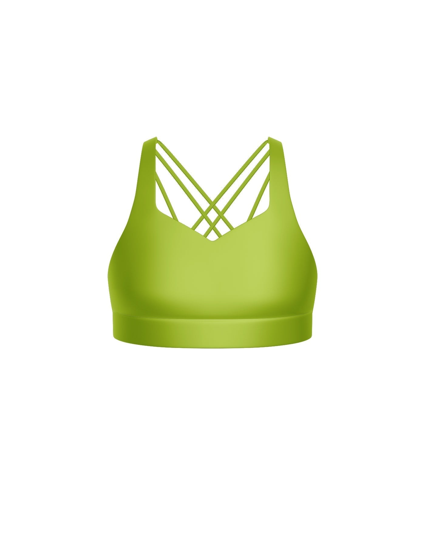 Solid Lycra Sweetheart Crop