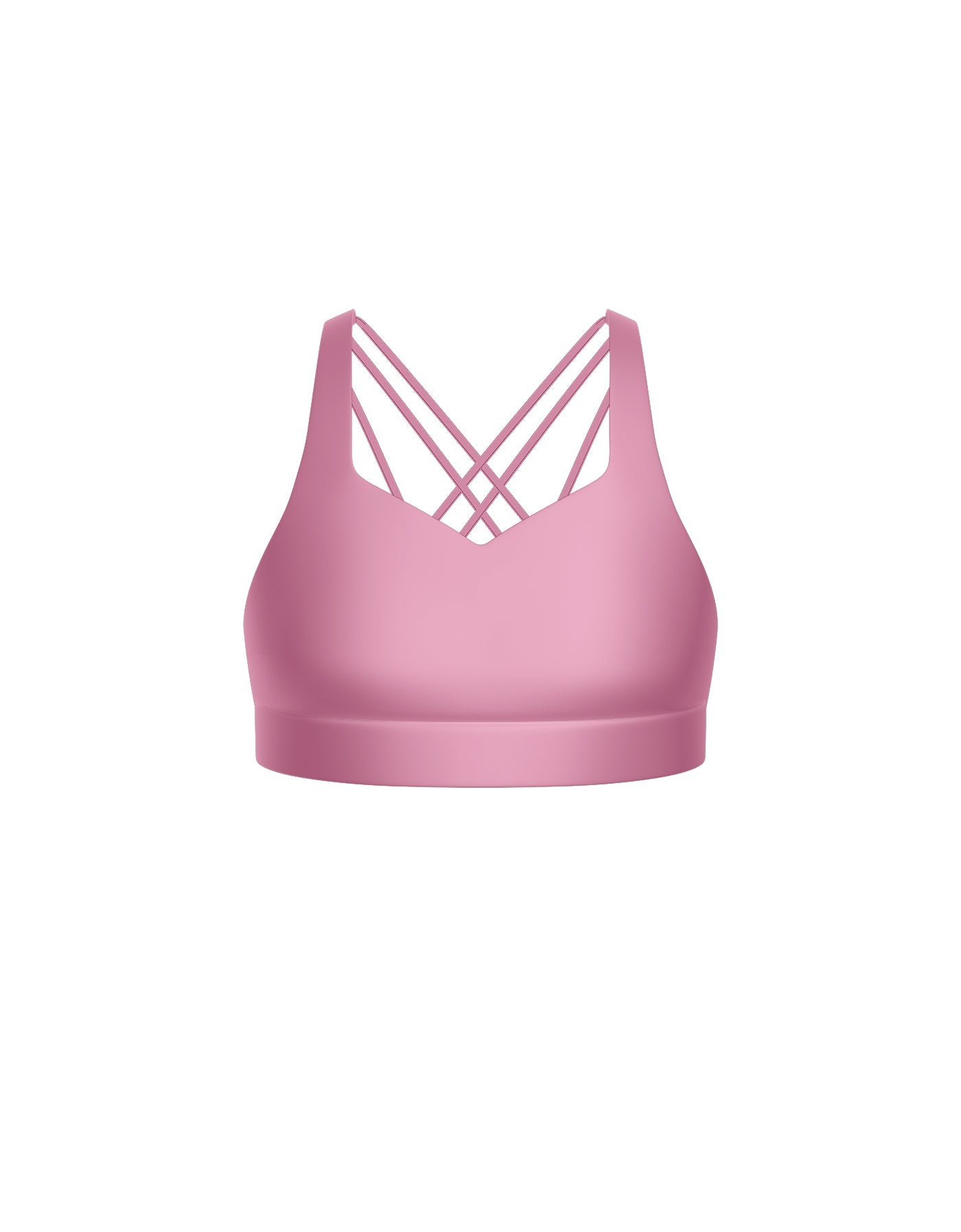 Solid Lycra Sweetheart Crop