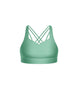 Solid Lycra Sweetheart Crop