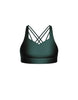 Solid Lycra Sweetheart Crop