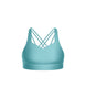Solid Lycra Sweetheart Crop