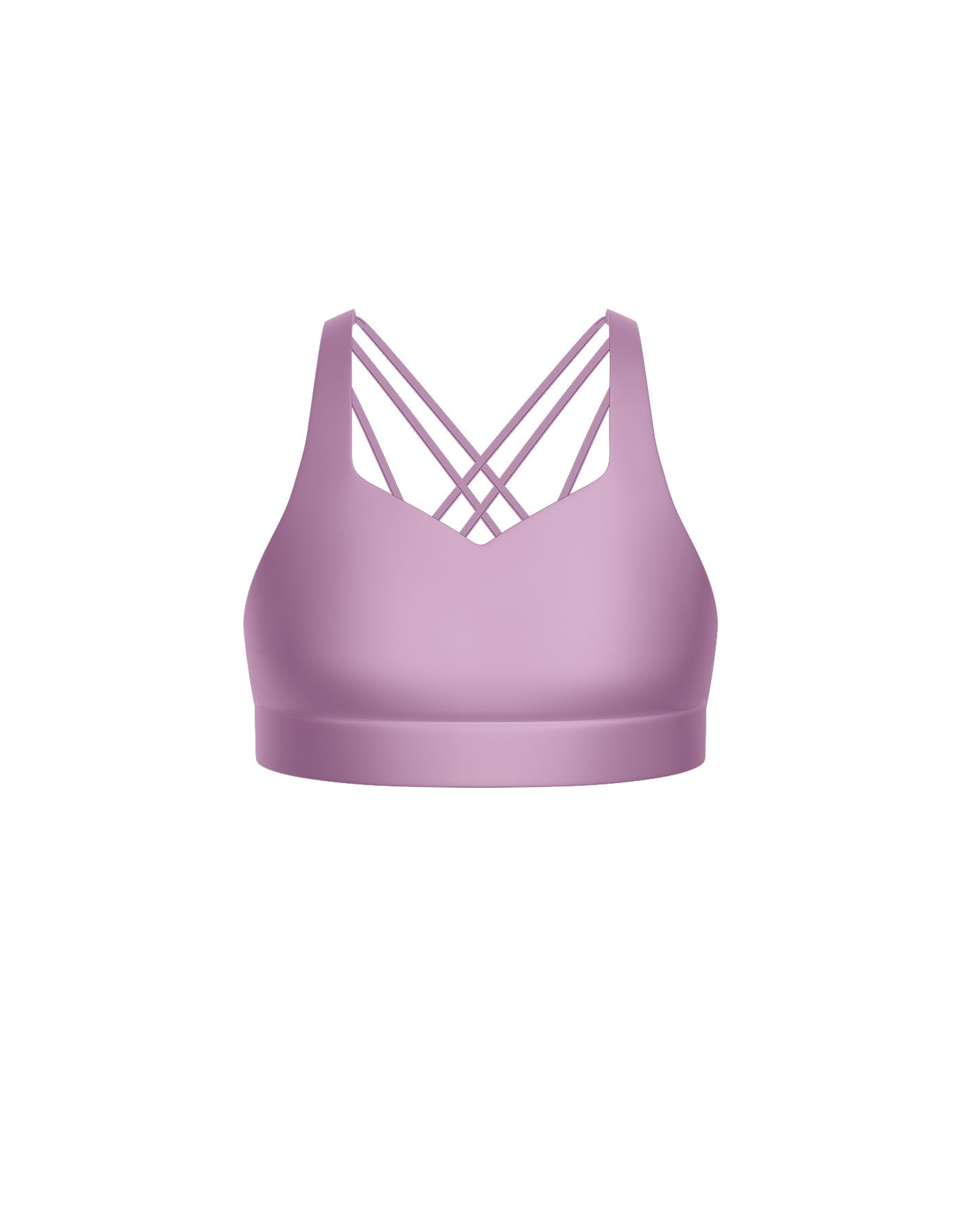 Solid Lycra Sweetheart Crop