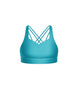 Solid Lycra Sweetheart Crop
