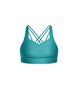 Solid Lycra Sweetheart Crop