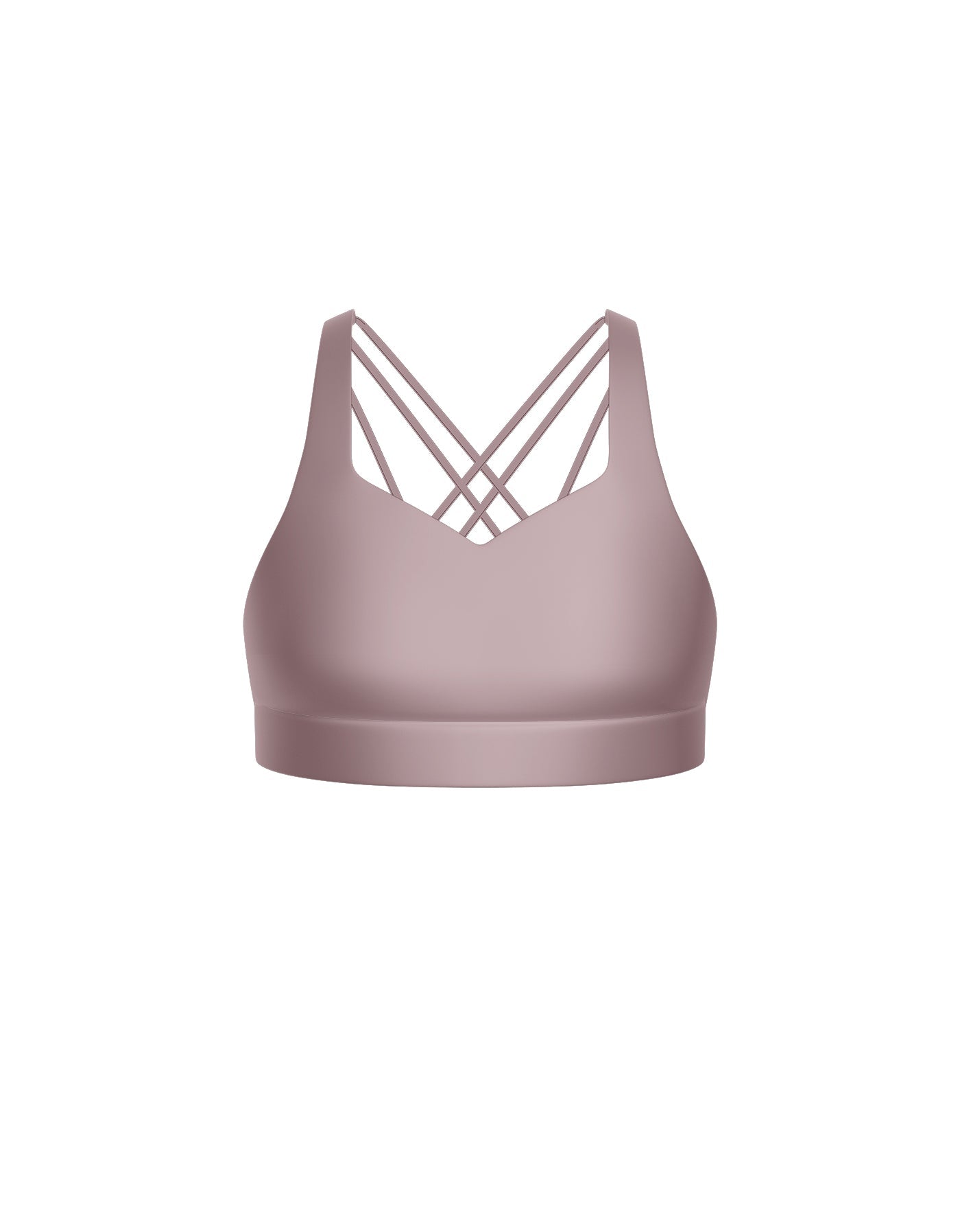 Solid Lycra Sweetheart Crop