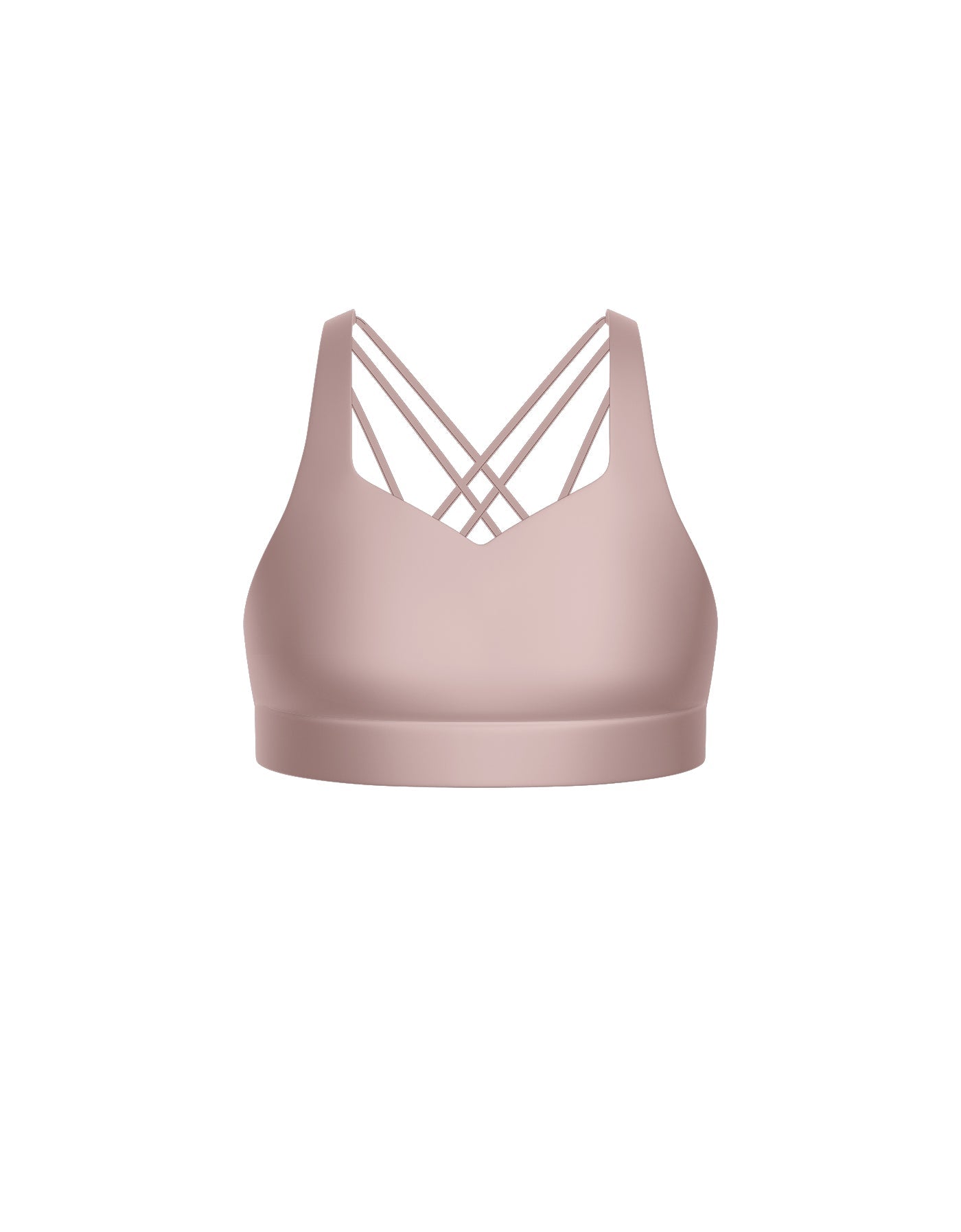 Solid Lycra Sweetheart Crop