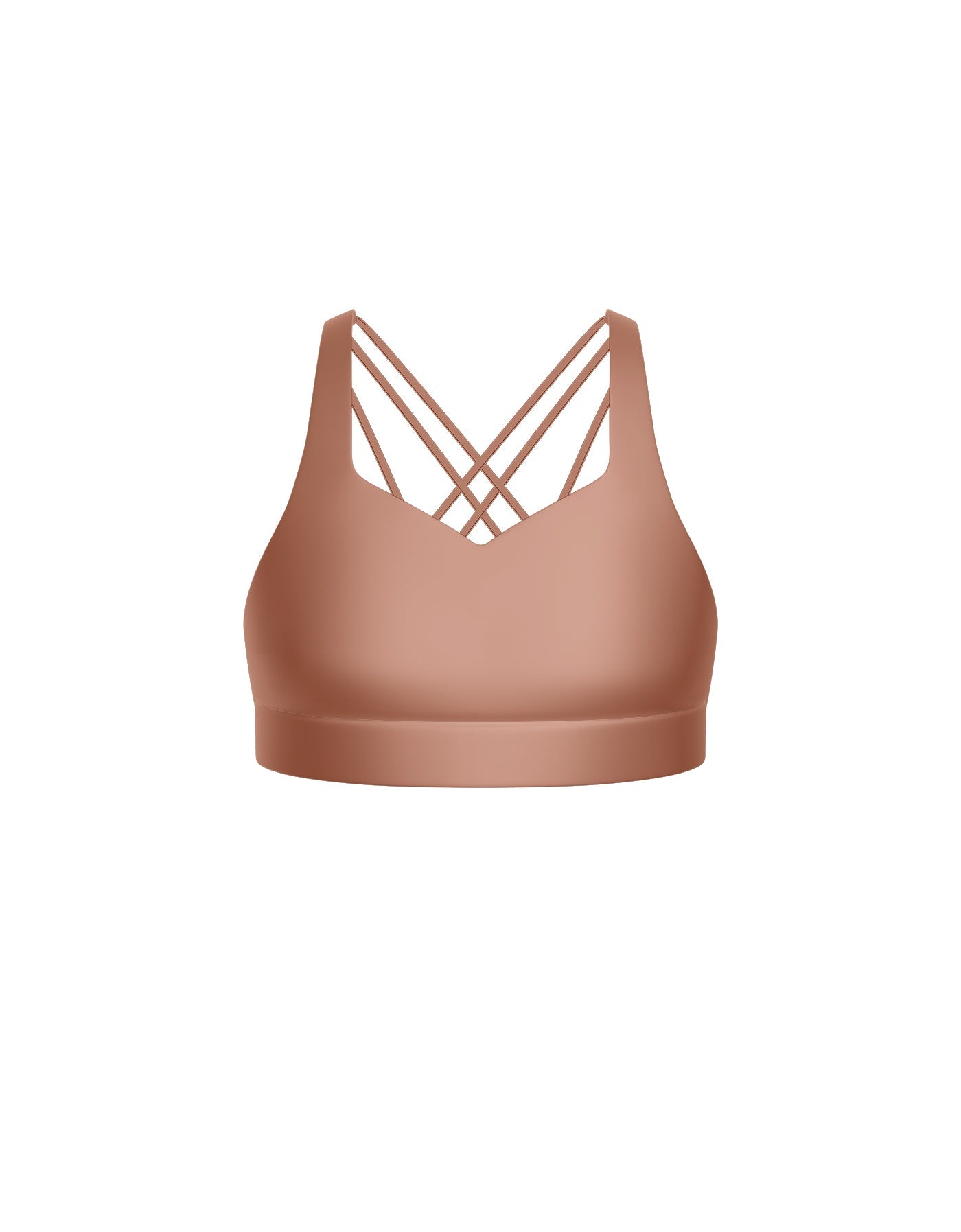 Solid Lycra Sweetheart Crop