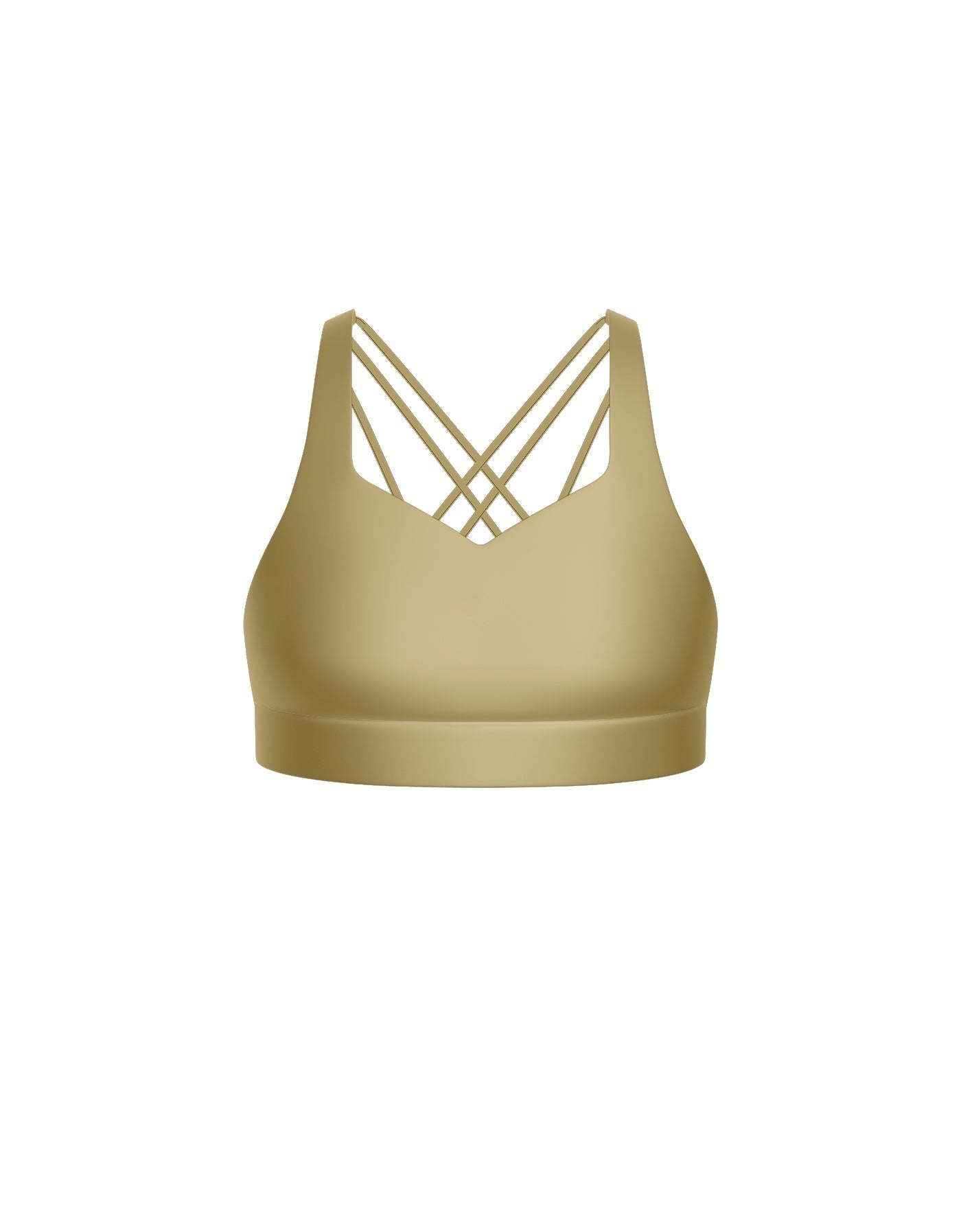Solid Lycra Sweetheart Crop