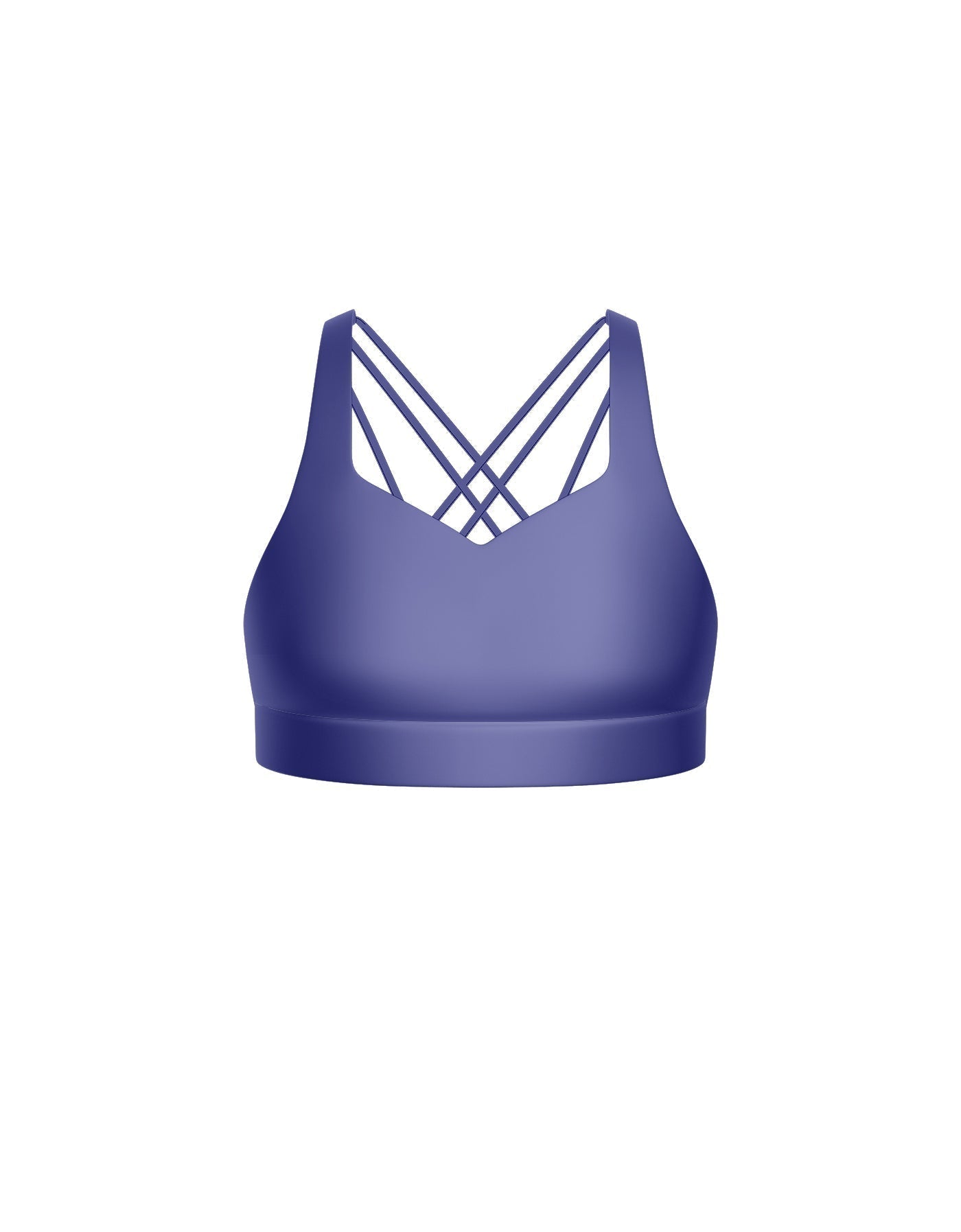Solid Lycra Sweetheart Crop