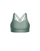 Solid Lycra Sweetheart Crop