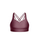 Solid Lycra Sweetheart Crop