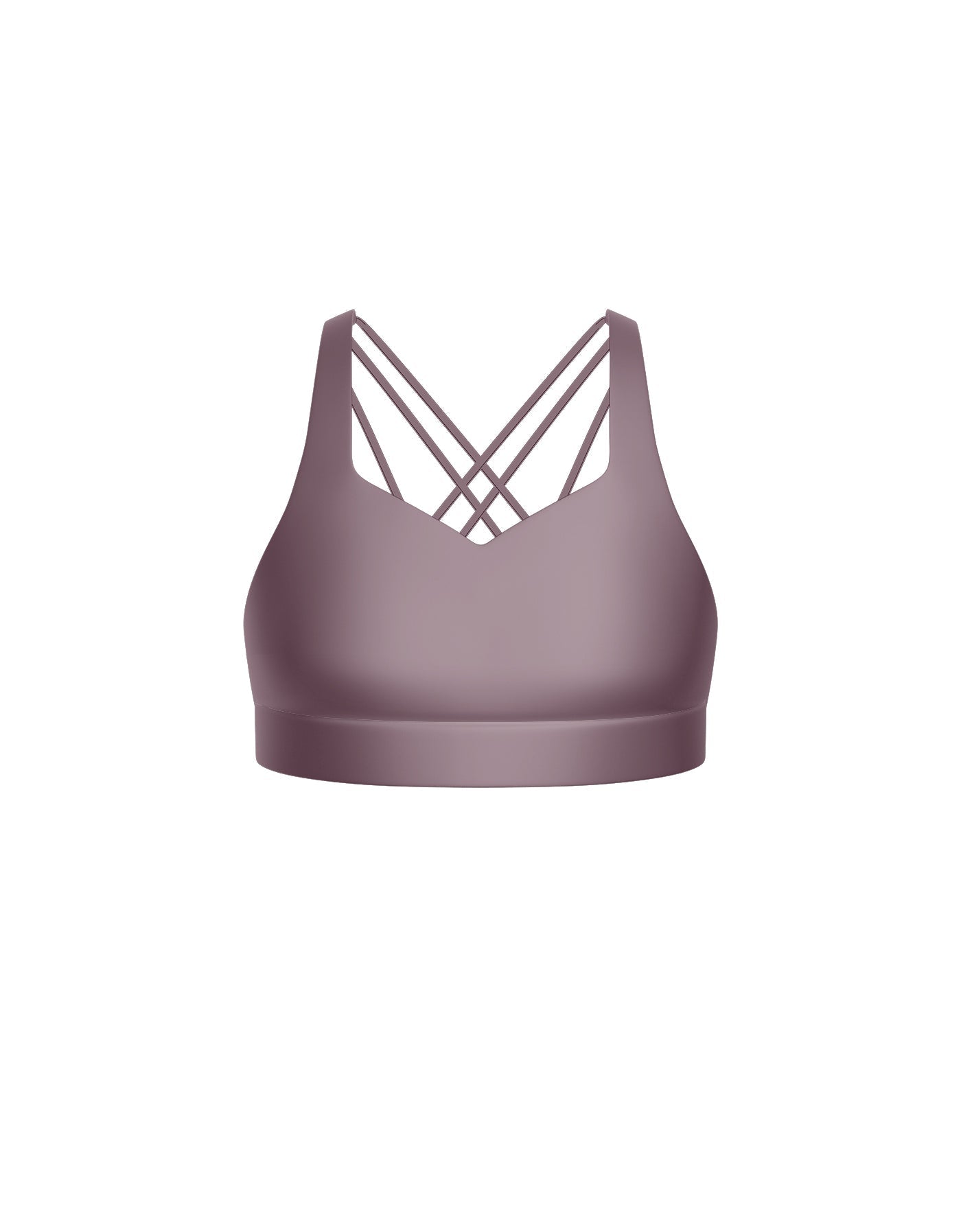 Solid Lycra Sweetheart Crop