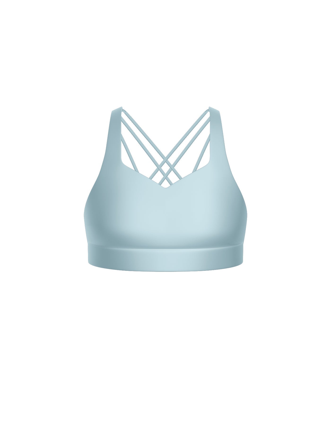 Solid Lycra Sweetheart Crop