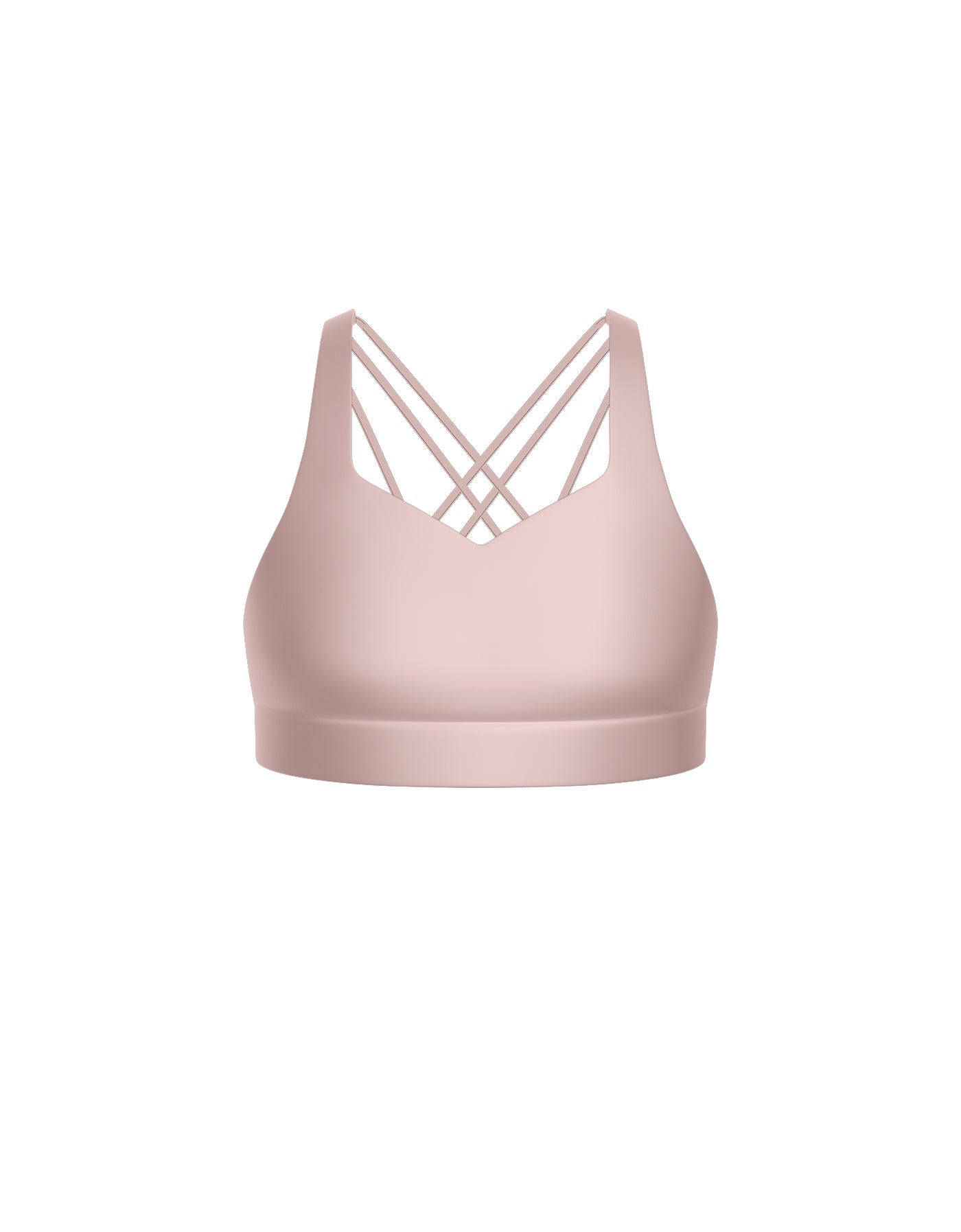 Solid Lycra Sweetheart Crop