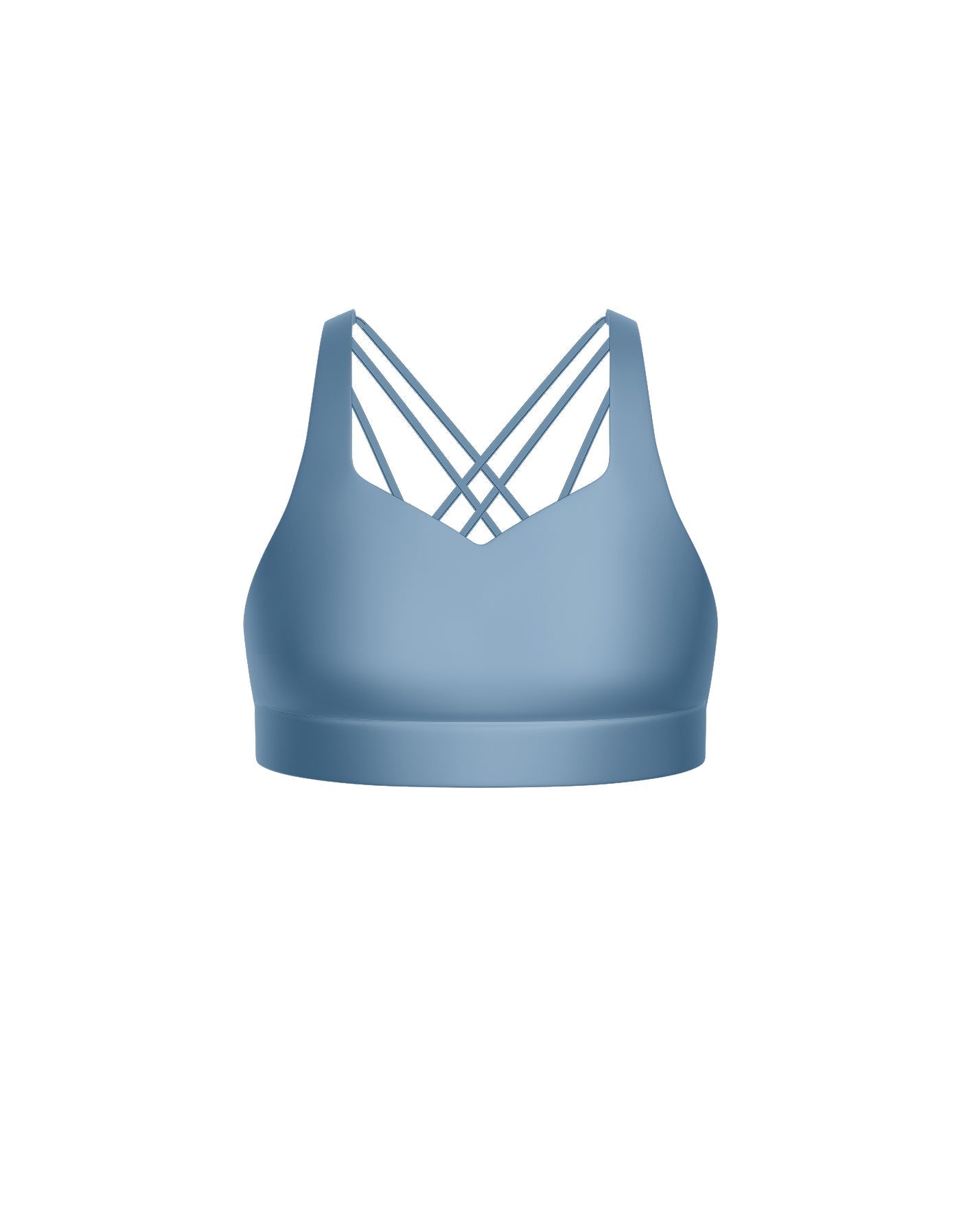 Solid Lycra Sweetheart Crop