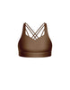 Solid Lycra Sweetheart Crop