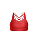 Solid Lycra Sweetheart Crop